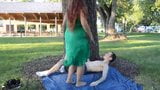 Chubby mistress first trample slave snapshot 1