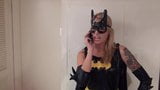 Batgirl pantyhose footjob snapshot 1