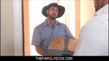 Hunk Stepdad And Family Mailman Take Turns With Jock Stepson snapshot 2