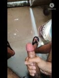 A Punjabi Sikh man named Manjinder Jawandha oiled his giant dick and jerked off snapshot 9