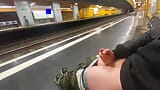 Quickly jerked off in public at the train station pt. 2 - U-Bahnstation Edition snapshot 6