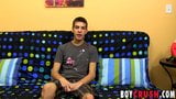 Young twink Max Morgan interview before masturbation cumshot snapshot 12