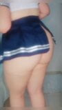 striptease show in my school uniform snapshot 3