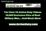 Two muscular military guys in free time snapshot 1