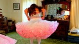 Frilly Shannon Jones Donning and Modeling 500 Yard Petticoat snapshot 5