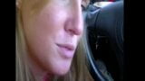 Blowjob waehrend der Autofahrt - German MILF Gives Blowjob snapshot 13