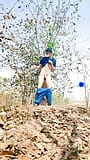 Sexy Muslim boy having fun outdoor snapshot 10