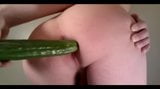 Sissy Boy Cucumber Anal Fuck snapshot 1