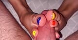 Sparkle handjob neon toejob snapshot 7