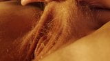 Very Hairy Blonde With Meaty Pussy in Close Up snapshot 6