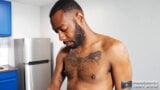 BAREBACKTHATHOLE Hairy Black August Alexander Masturbates snapshot 3