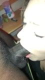 Nice gf blowjob BBC - amateur snapshot 12