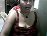 FILIPINA GRANNY MARIVIC 58  SHOWING ME HER BOOBS ON CAM! snapshot 15