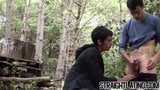 First timer in gay sex straight Latino sucks cock outdoors snapshot 5