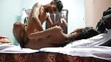 First Night of a newly married desi beautiful girl deshi Indian  snapshot 15