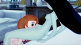 Kim Possible has lesbian sex with Sheego, tribbing orgasm. snapshot 8