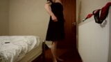 my black skinny dress and lingerie. snapshot 2