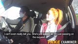 Young redhead slut pussy examined at her driving test snapshot 3