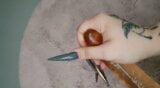 Dildo HandJob with extrem Long nails snapshot 10