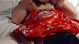 Amateur Gonzo Thrusting a girl in a red kimono from behind Blow Cunnilingus Creampie snapshot 20