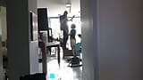 I Spy on the Electrician and I Take Advantage of My Husband Being Away to Get Fucked snapshot 3