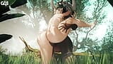 Monster hunter el manejador follada por futa dick snapshot 3