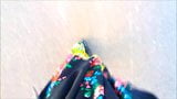 POV Walking in a floral dress snapshot 1
