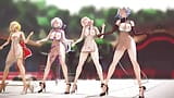 Mmd R-18 Anime Girls Sexy Dancing (klip 24) snapshot 7