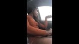 She is a black girl cumming inside the uber car ride home snapshot 3