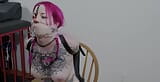 Arms Bound Mouth Taped and Nose Hooked snapshot 15