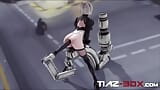 2B Fucked By Massive Dildo in Fucking Machine (Alternate Angle) snapshot 9