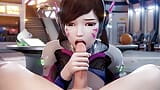 Compilație 3D: Overwatch Dva muie în poziția misionarului, futai văduv masturbare necenzurată hentai snapshot 4