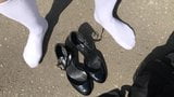 White kneesocks and MaryJanes snapshot 3