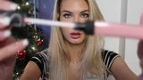 Asmr lipgloss applicatie Sabrina lippenstift glanzende lippen joi snapshot 13