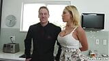 Cock Hungry Swinger Wife Kagney Linn Karter Drains a Married Man snapshot 5