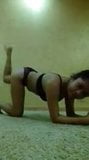 Bintang lucah Sheraine Filipina yoga panas pada waktu pagi snapshot 11