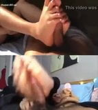 Kvlisoles dubbele footjob splitscreen snapshot 9