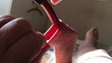 Sunny Sunday foreskin stretching - pliers snapshot 2