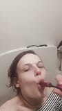 Me playing with a vibration toothbrush on my pussy snapshot 3