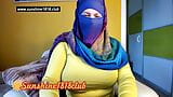 Arab hijab muslim with big boobs on cam from Middle East recorded webcam show snapshot 4