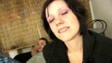 Shy french amateur couple is doing her first casting video snapshot 2