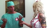 Big boobs blonde nurse riding the cock like a true health care giver snapshot 1