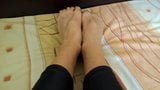 Showing my highly arched feet snapshot 4