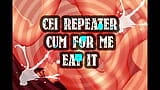 CEI रिपीटर मेरे लिए वीर्य निकालता है और इसे खाती है बहिन snapshot 3