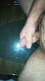 cum on glass table snapshot 1