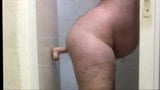 my hubby having fun alone in shower snapshot 1