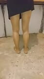 She wears pantyhose and turns me on snapshot 3