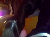 Shoejob mit High Heels Stiefeln - Trampling snapshot 7