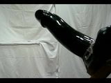 Chains around my ass and fucking a giant dildo Part II snapshot 12
