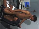 Young black male takes thick black cock up his ass in office snapshot 12